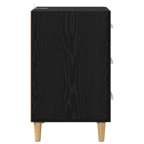 Нощен шкаф Черния дъб 40 x 40 x 66 см Инженерно дърво