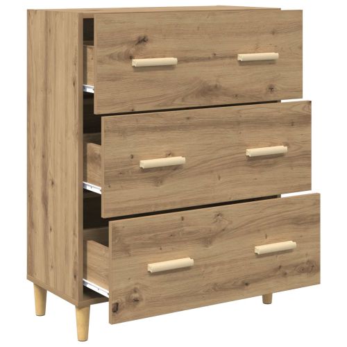 Служебен шкаф Дъб 69,5 x 34 x 90 см Инженерно дърво