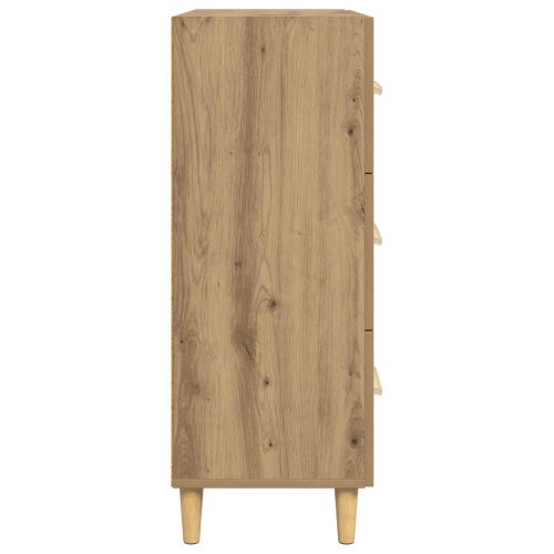 Служебен шкаф Дъб 69,5 x 34 x 90 см Инженерно дърво