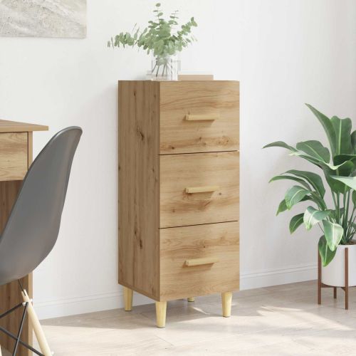 Служебен шкаф дъб артизан 34.5 x 34 x 90 см Инженерно дърво