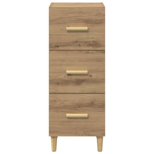 Служебен шкаф дъб артизан 34.5 x 34 x 90 см Инженерно дърво