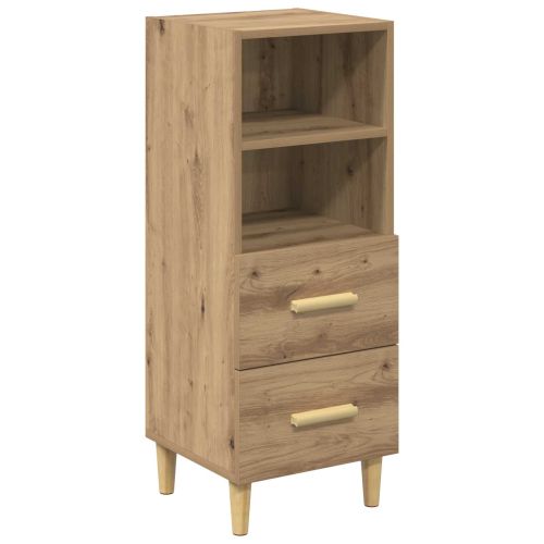 Служебен шкаф дъб артизан 34 x 34.5 x 90 см Инженерно дърво