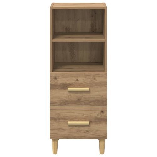 Служебен шкаф дъб артизан 34 x 34.5 x 90 см Инженерно дърво
