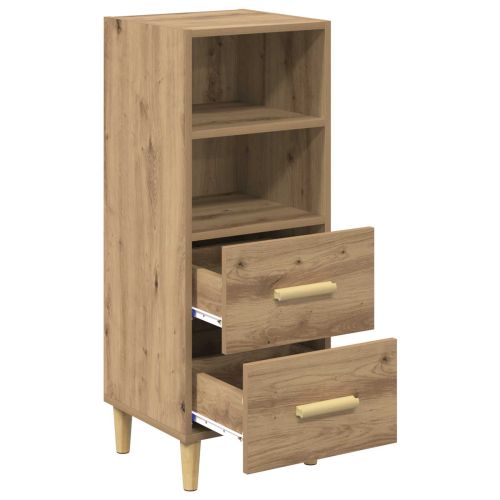 Служебен шкаф дъб артизан 34 x 34.5 x 90 см Инженерно дърво