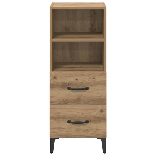 Служебен шкаф дъб артизан 34 x 34.5 x 90 см Инженерно дърво