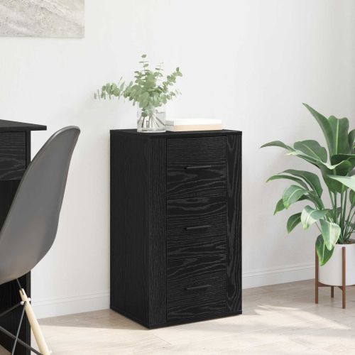 Служебен шкаф Черния дъб 40 x 33 x 70 см Инженерно дърво