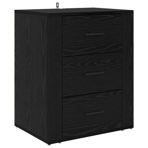 Нощен шкаф Черния дъб 35 x 50 x 60 см Инженерно дърво