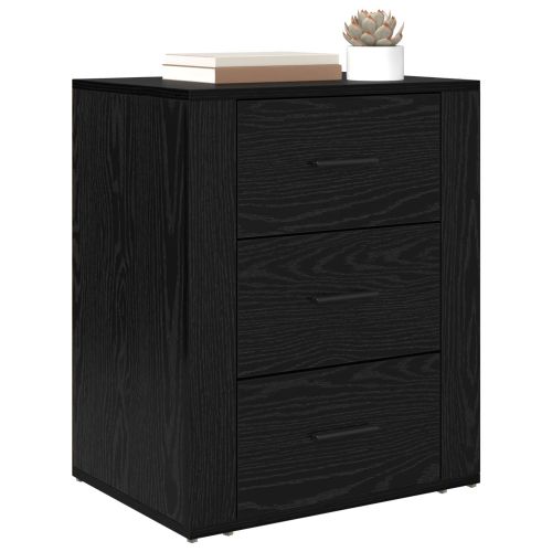 Нощен шкаф Черния дъб 35 x 50 x 60 см Инженерно дърво