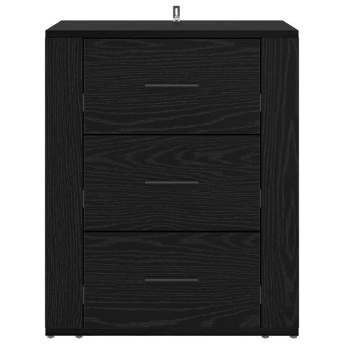 Нощен шкаф Черния дъб 35 x 50 x 60 см Инженерно дърво