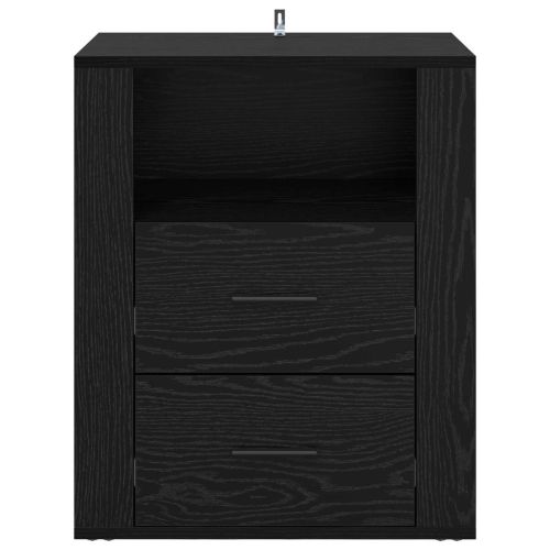 Нощен шкаф Черния дъб 35 x 50 x 60 см Инженерно дърво