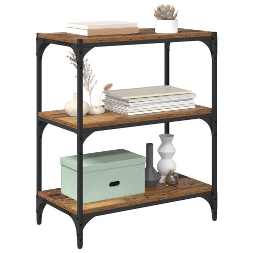 Шкаф за книги Старо дърво 60 x 33 x 70,5 см