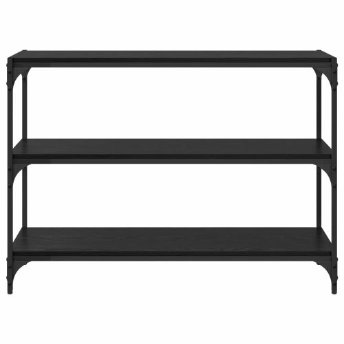 Шкаф за книги Черен дъб 100 x 33 x 70,5 см