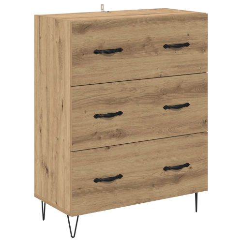 Служебен шкаф с чекмедже Дъб 69,5 x 34 x 90 см