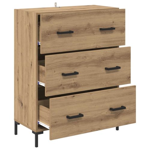 Служебен шкаф с чекмедже Дъб 69,5 x 34 x 90 см