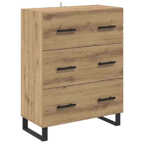 Служебен шкаф с чекмедже Дъб 69,5 x 34 x 90 см