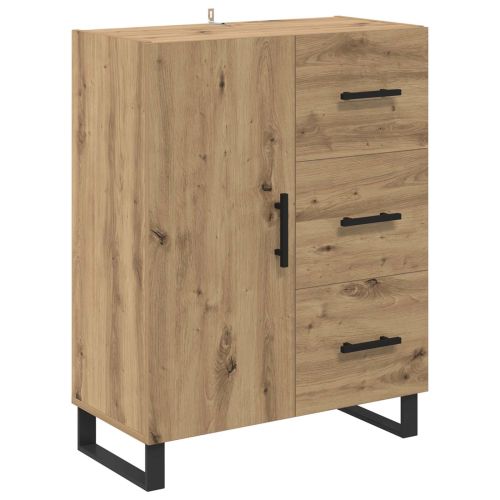Служебен шкаф с чекмедже Дъб 69,5 x 34 x 90 см