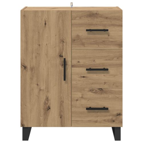 Служебен шкаф с чекмедже Дъб 69,5 x 34 x 90 см