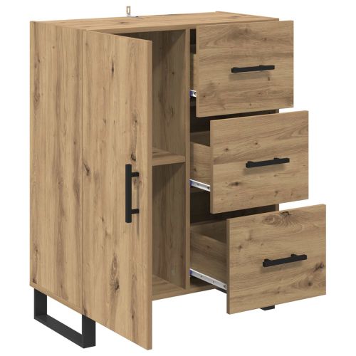 Служебен шкаф с чекмедже Дъб 69,5 x 34 x 90 см