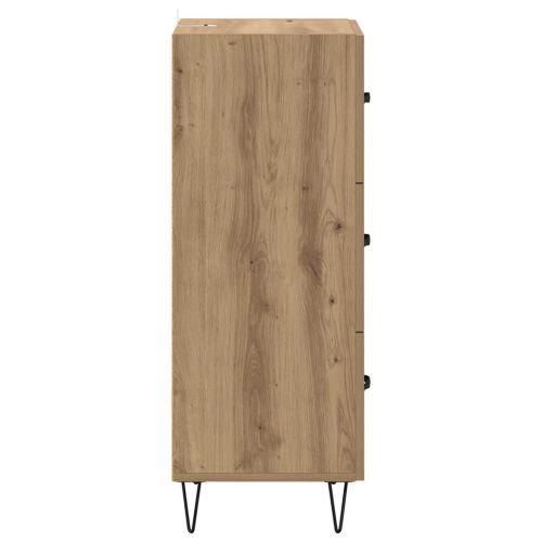 Служебен шкаф дъб артизан 34 x 34.5 x 90 см Инженерно дърво