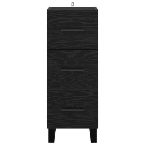 Служебен шкаф с чекмедже Черния дъб 34,5 x 34 x 90 см