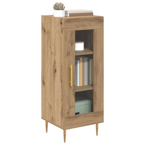 Служебен шкаф дъб артизан 34 x 34.5 x 90 см Инженерно дърво