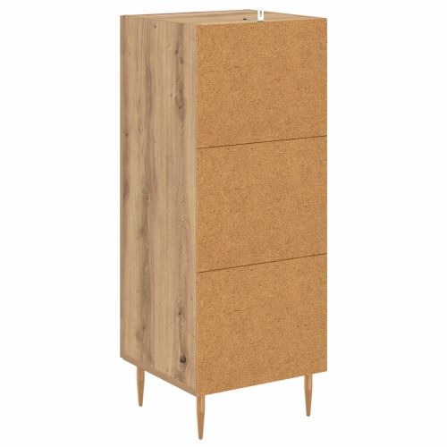 Служебен шкаф дъб артизан 34 x 34.5 x 90 см Инженерно дърво