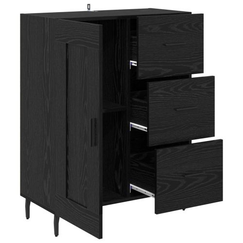 Служебен шкаф с чекмедже Черния дъб 69,5 x 34 x 90 см