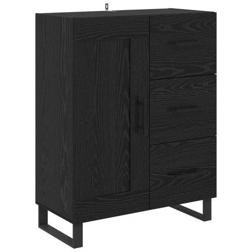 Служебен шкаф с чекмедже Черния дъб 69,5 x 34 x 90 см
