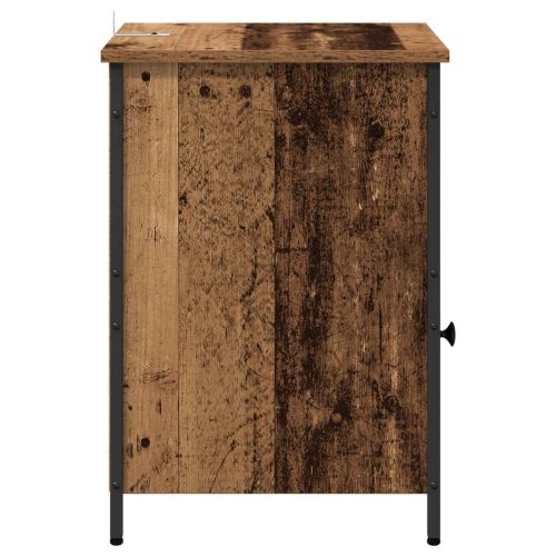 Нощен шкаф 2 pcs Старо дърво 40 x 42 x 60 см Инженерно дърво
