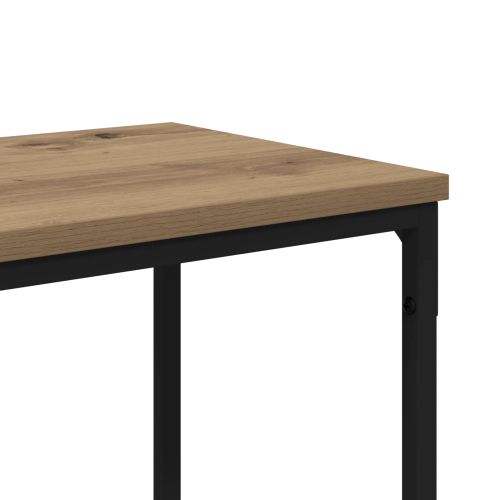 Конзолна маса с рафт Дъб 160 x 30 x 75 см Инженерно дърво