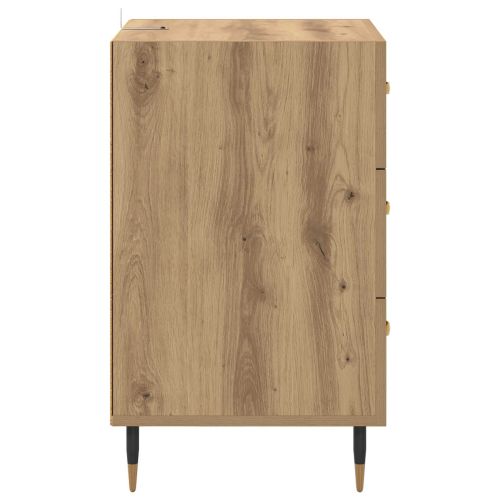 Нощен шкаф с чекмедже Дъб 40 x 40 x 66 см Инженерно дърво
