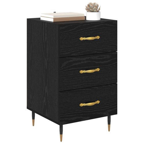 Нощен шкаф Черния дъб 40 x 40 x 66 см Инженерно дърво