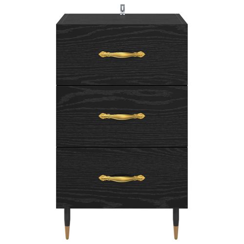 Нощен шкаф Черния дъб 40 x 40 x 66 см Инженерно дърво