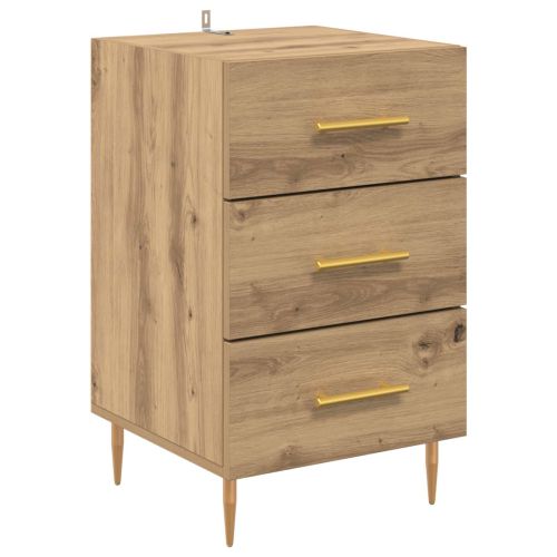 Нощен шкаф с чекмедже Дъб 40 x 40 x 66 см Инженерно дърво