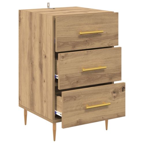Нощен шкаф с чекмедже Дъб 40 x 40 x 66 см Инженерно дърво