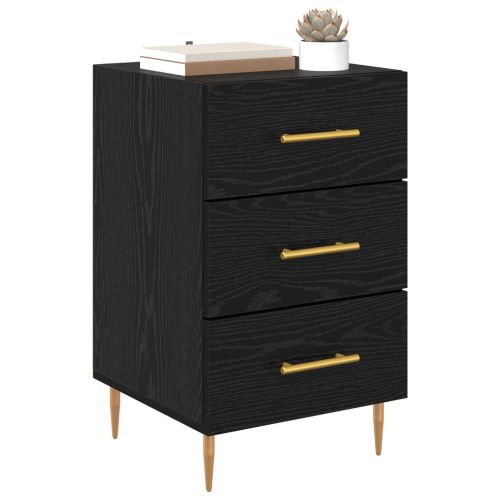 Нощен шкаф Черния дъб 40 x 40 x 66 см Инженерно дърво