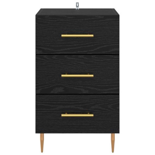 Нощен шкаф Черния дъб 40 x 40 x 66 см Инженерно дърво