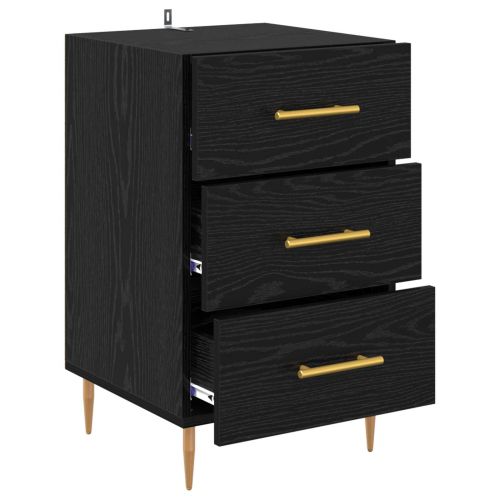 Нощен шкаф Черния дъб 40 x 40 x 66 см Инженерно дърво