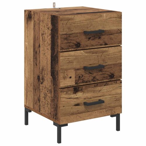 Нощен шкаф Старо дърво 40 x 40 x 66 см Инженерно дърво