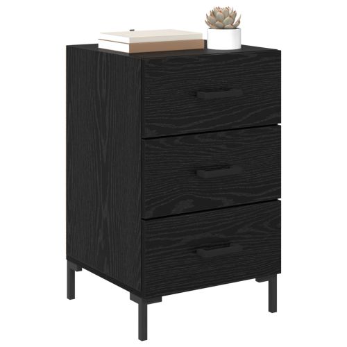 Нощен шкаф Черния дъб 40 x 40 x 66 см Инженерно дърво
