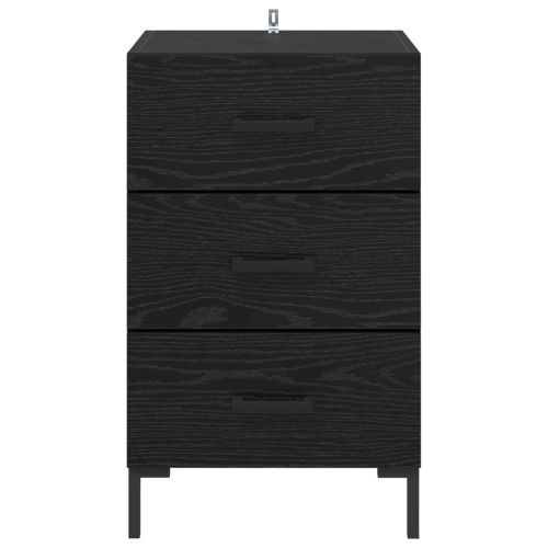 Нощен шкаф Черния дъб 40 x 40 x 66 см Инженерно дърво