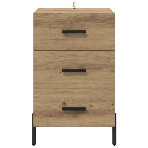 Нощен шкаф с чекмедже Дъб 40 x 40 x 66 см Инженерно дърво