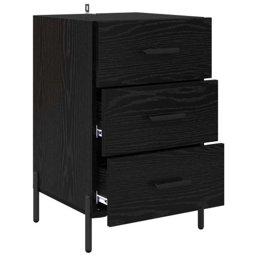 Нощен шкаф Черния дъб 40 x 40 x 66 см Инженерно дърво
