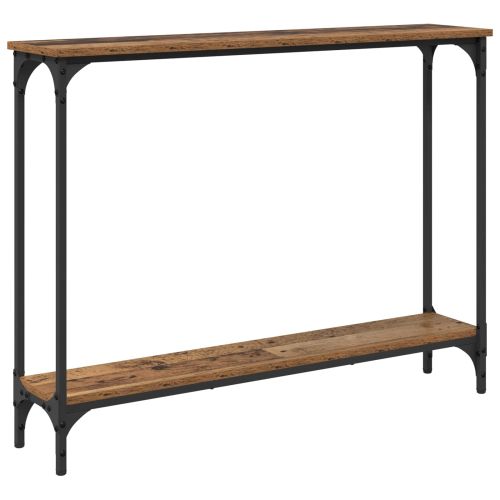 Конзолна маса Старо дърво 100 x 22,5 x 75 см Инженерно дърво