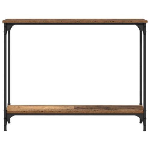 Конзолна маса Старо дърво 100 x 22,5 x 75 см Инженерно дърво