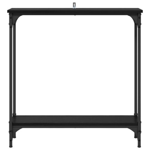 Конзолна маса Черния дъб 75 x 22,5 x 75 см Инженерно дърво