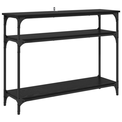 Конзолна маса Черния дъб 100 x 29 x 75 см Инженерно дърво
