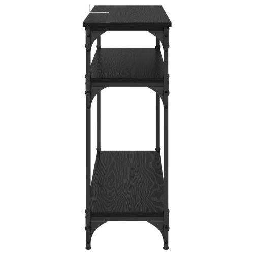 Конзолна маса Черния дъб 100 x 29 x 75 см Инженерно дърво
