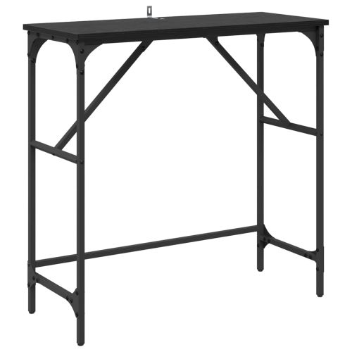 Конзолна маса Черния дъб 75 x 32 x 75 см Инженерно дърво
