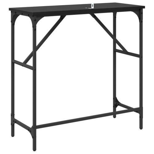 Конзолна маса Черния дъб 75 x 32 x 75 см Инженерно дърво